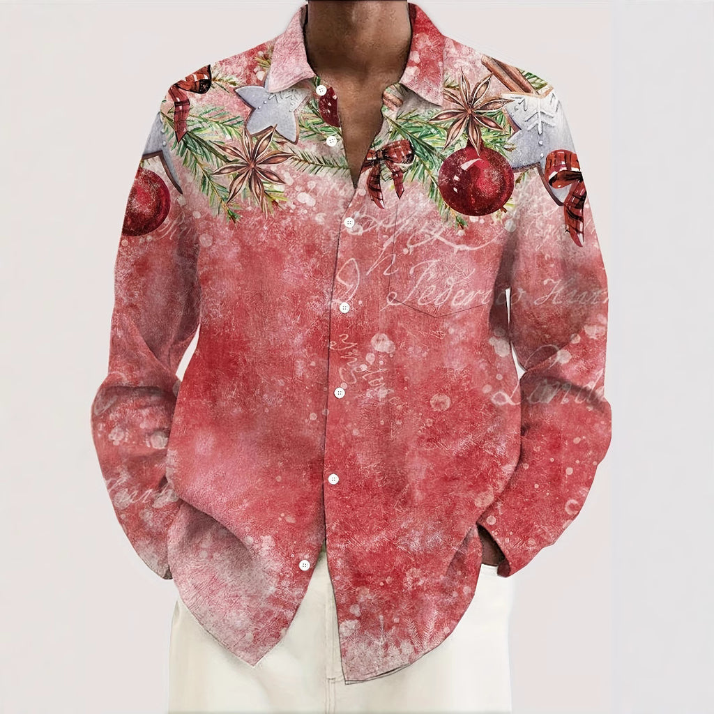 Peach 3D Digital Print Herren T-Shirt – Bild 4 | LuxeStyle