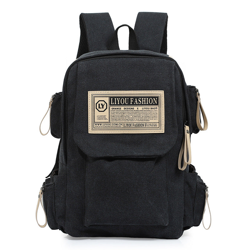 Leinen Freizeit-Sport-Reiserucksack – Bild 4 | LuxeStyle