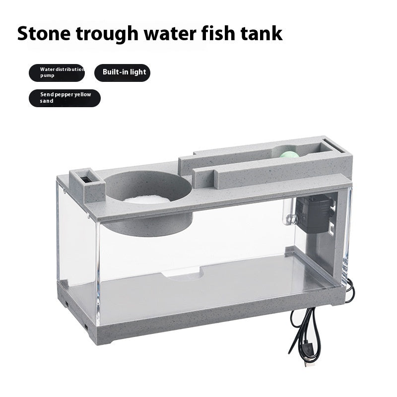 Kleiner Aquarium-Filter mit Wasserpumpe