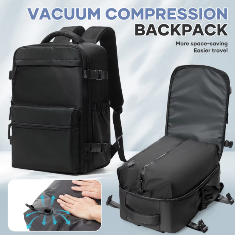 Robuster Rucksack mit Vakuumpumpe und Reissverschluss – Bild 11 | LuxeStyle