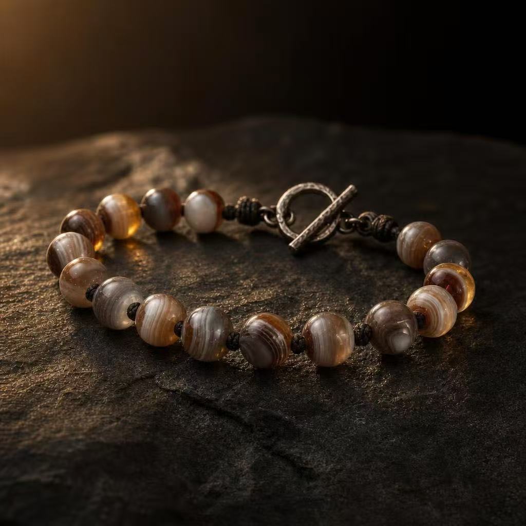 Armband Natursteinperlen (8mm)