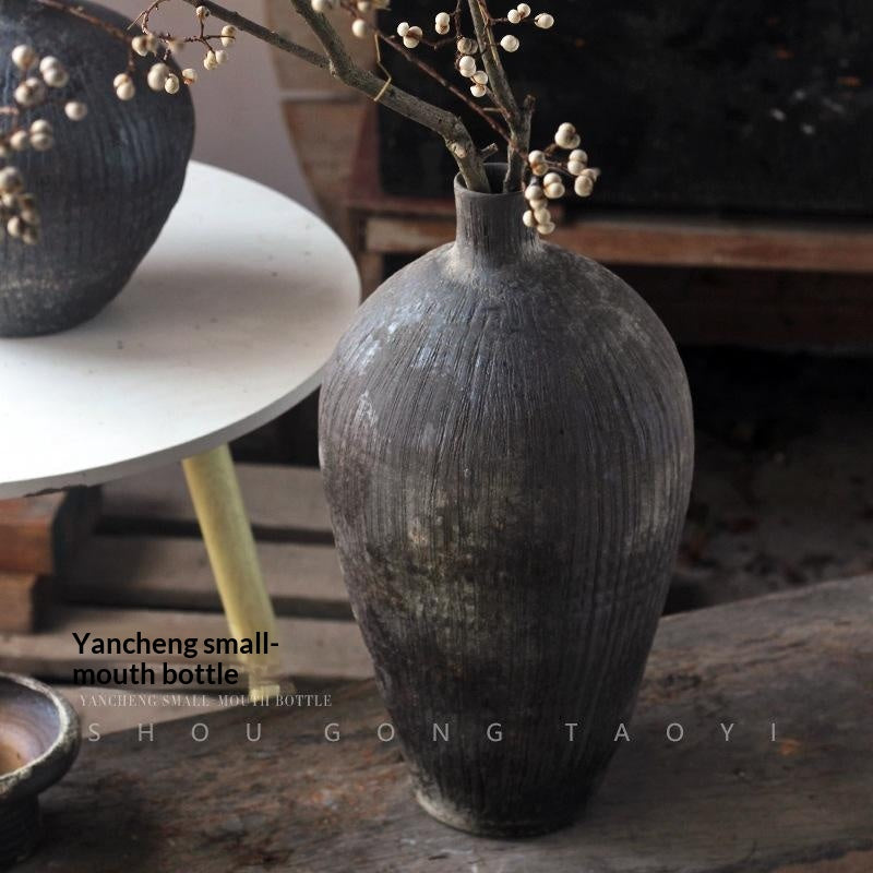Vintage Keramikvase im Neoklassik-Stil