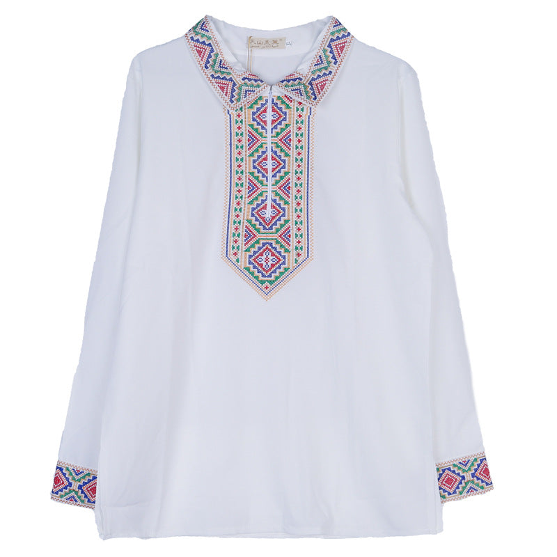 Langarmshirt mit Reverskragen – Bild 7 | LuxeStyle