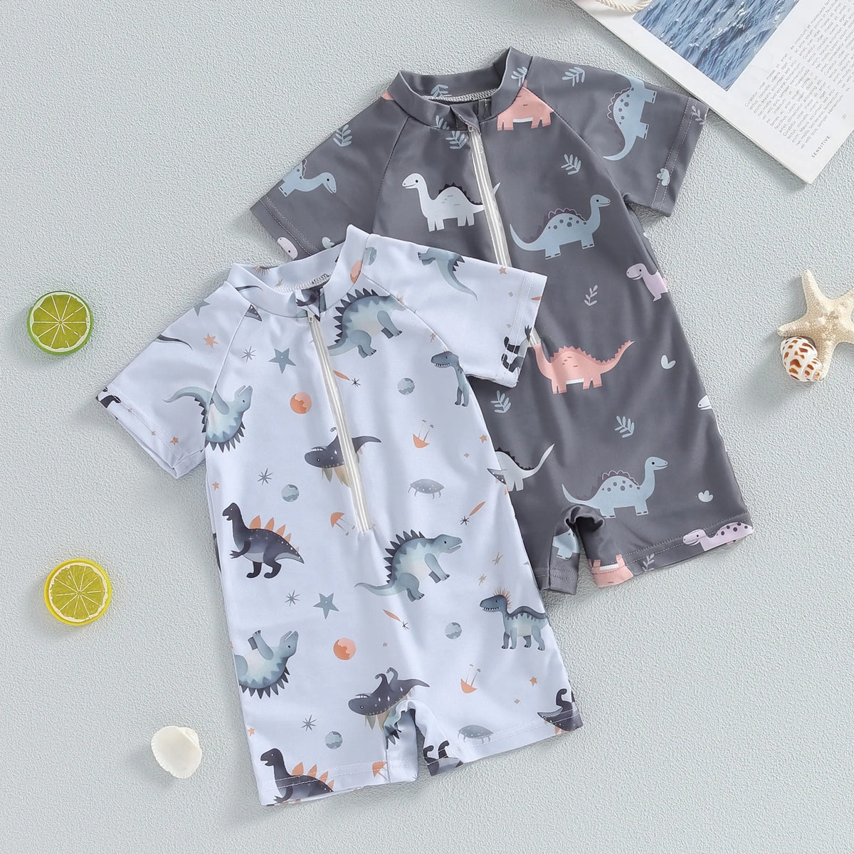 Kinder Badeanzug mit Cardigan-Überzug – Bild 4 | LuxeStyle