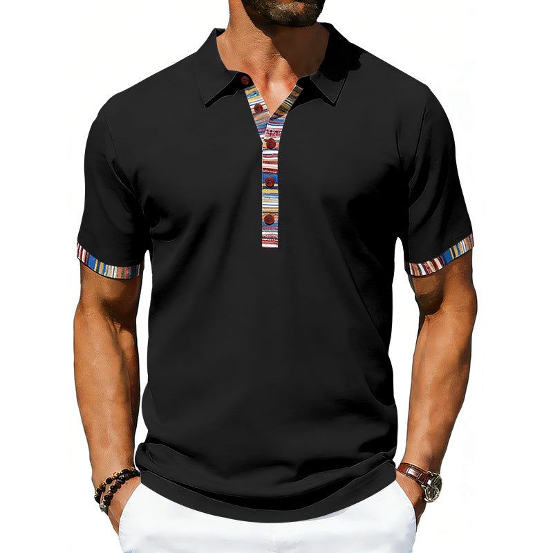Polo-Shirt mit Revers und Kontrastfarbe – Bild 7 | LuxeStyle