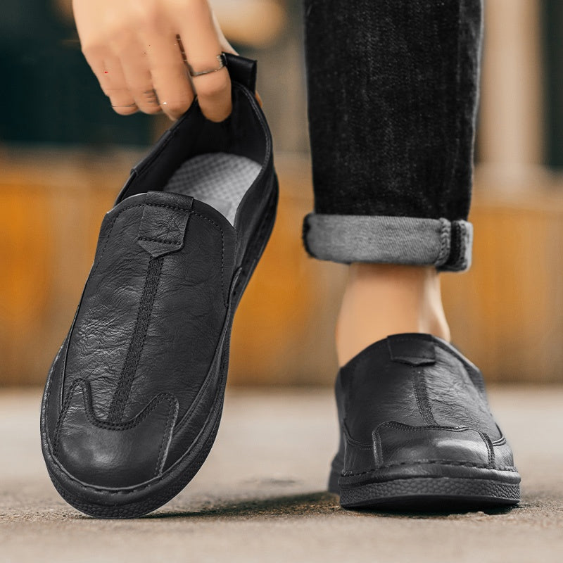 Leichte Herren-Slipper aus Kunstleder – Bild 8 | LuxeStyle