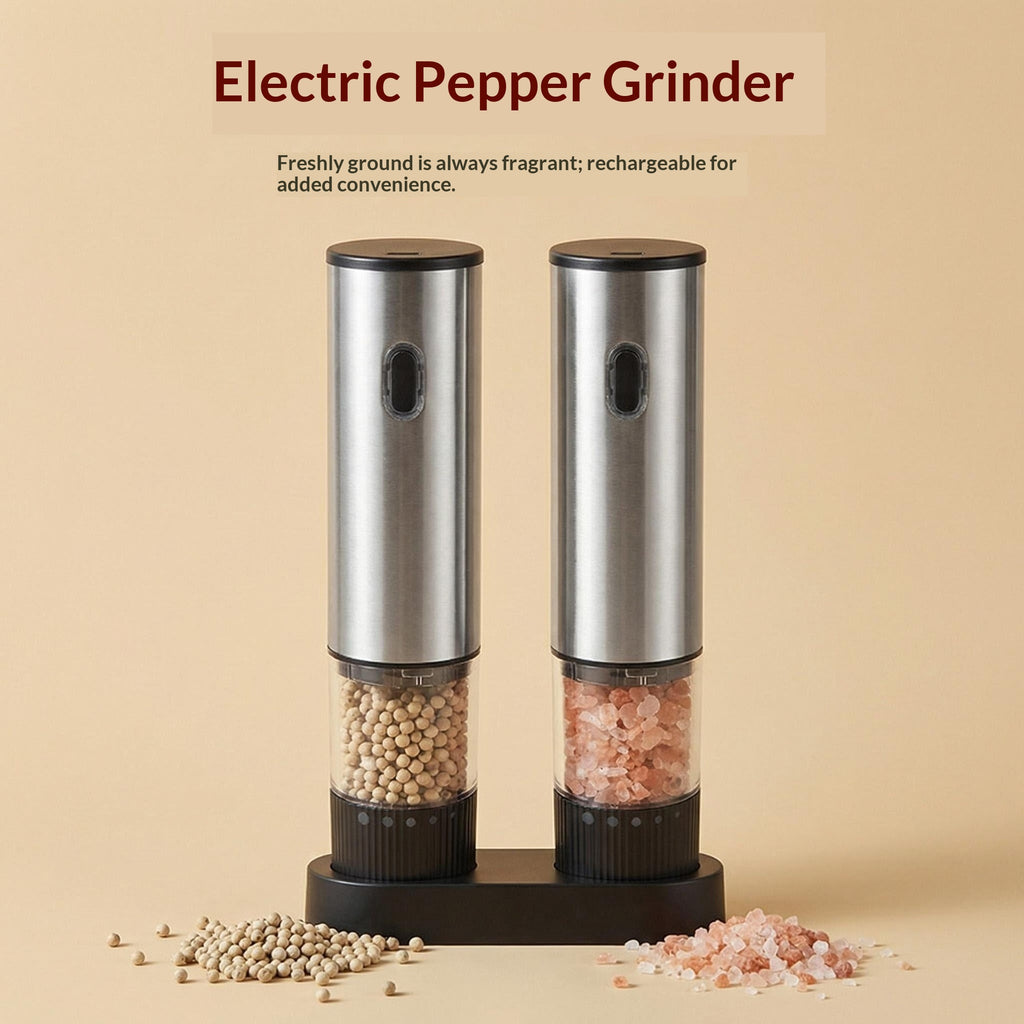Elektrische Pfeffermühle aus Edelstahl – Bild 6 | LuxeStyle