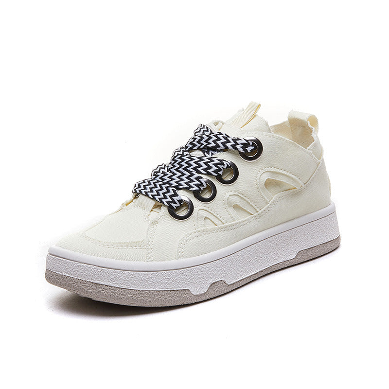 Damen Canvas Plateau Sneaker – Bild 1 | LuxeStyle