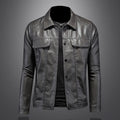Herren Kunstlederjacke im Motorrad-Stil – Bild 6 | LuxeStyle