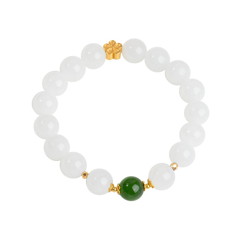 Armband aus natürlicher Hetian-Qinghai-Jade – Bild 2 | LuxeStyle