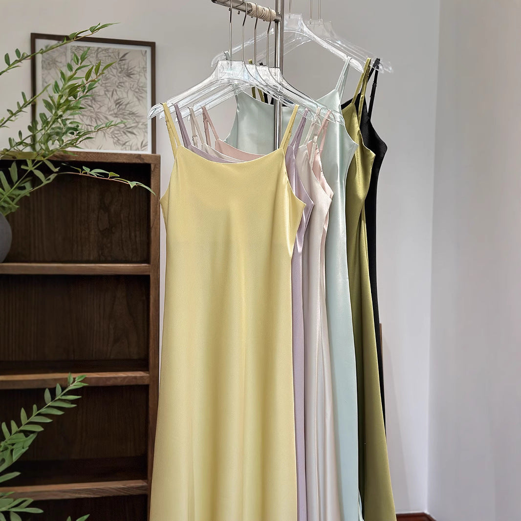 Elegantes Slip Dress im New Chinese-Stil