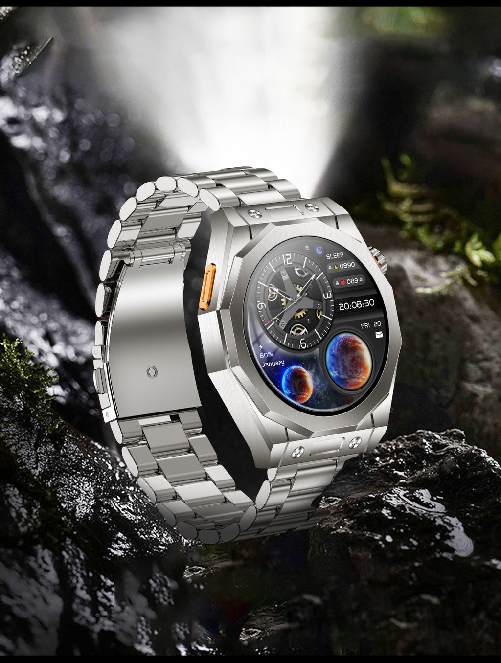 Smartwatch mit NFC und 3 Armbändern – Bild 3 | LuxeStyle