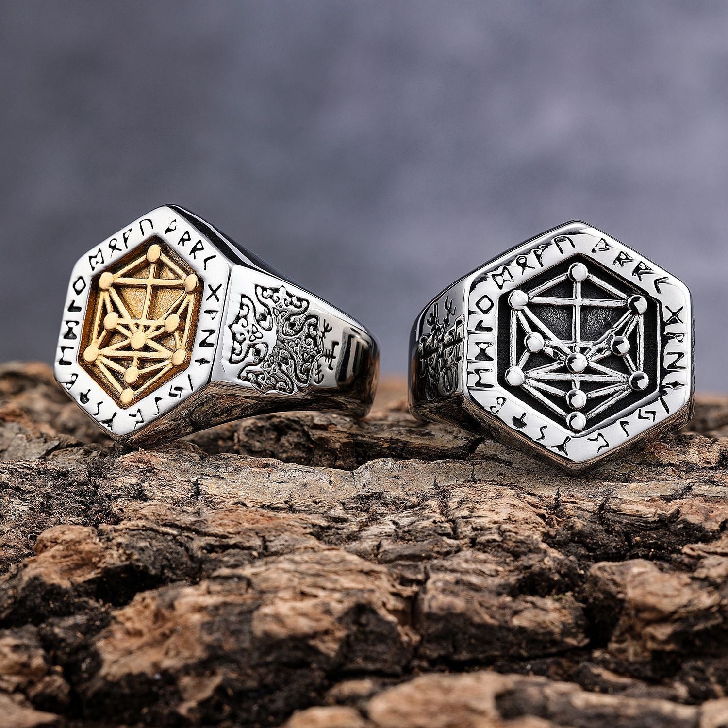 Viking Edelstahl Herren Ring