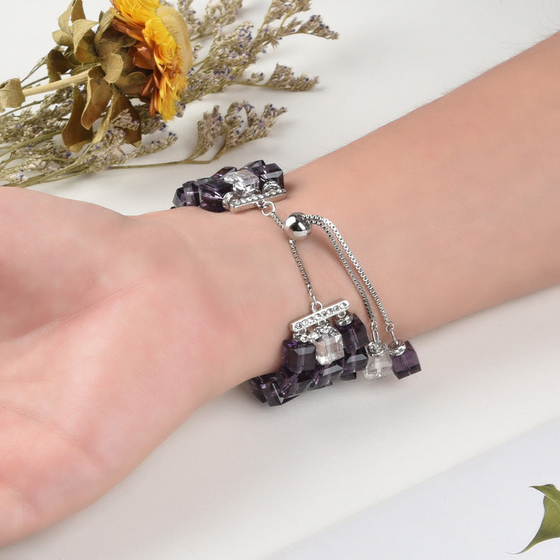 iWatch Armband mit grossen quadratischen Kristallen – Bild 9 | LuxeStyle