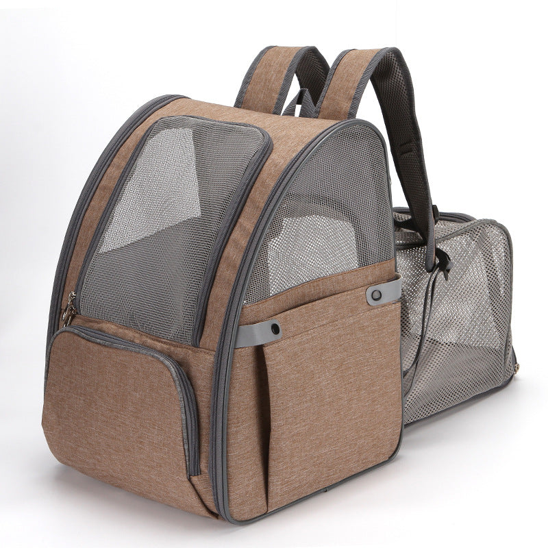 Faltbarer Haustier-Rucksack aus Oxford-Stoff – Bild 4 | LuxeStyle