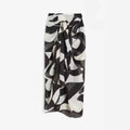 Schwarze & weisse Chiffon-Rock – Bild 1 | LuxeStyle