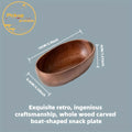 4er-Set Sushi-Platten im Boots-Design