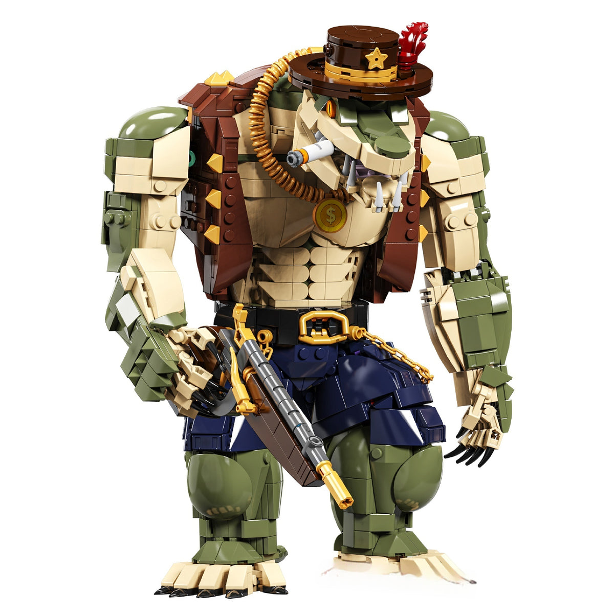 Krokodil Sheriff Baustein-Modell – Bild 3 | LuxeStyle