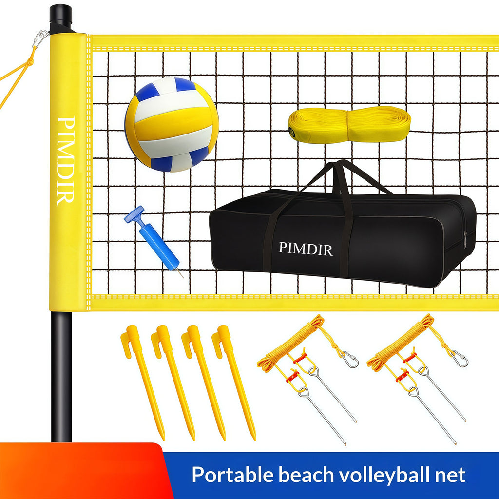 Portables Beach-Volleyballnetz