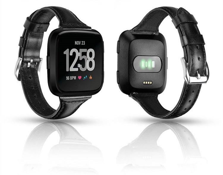 T-förmiges Lederarmband für Smartwatch – Ansicht 5