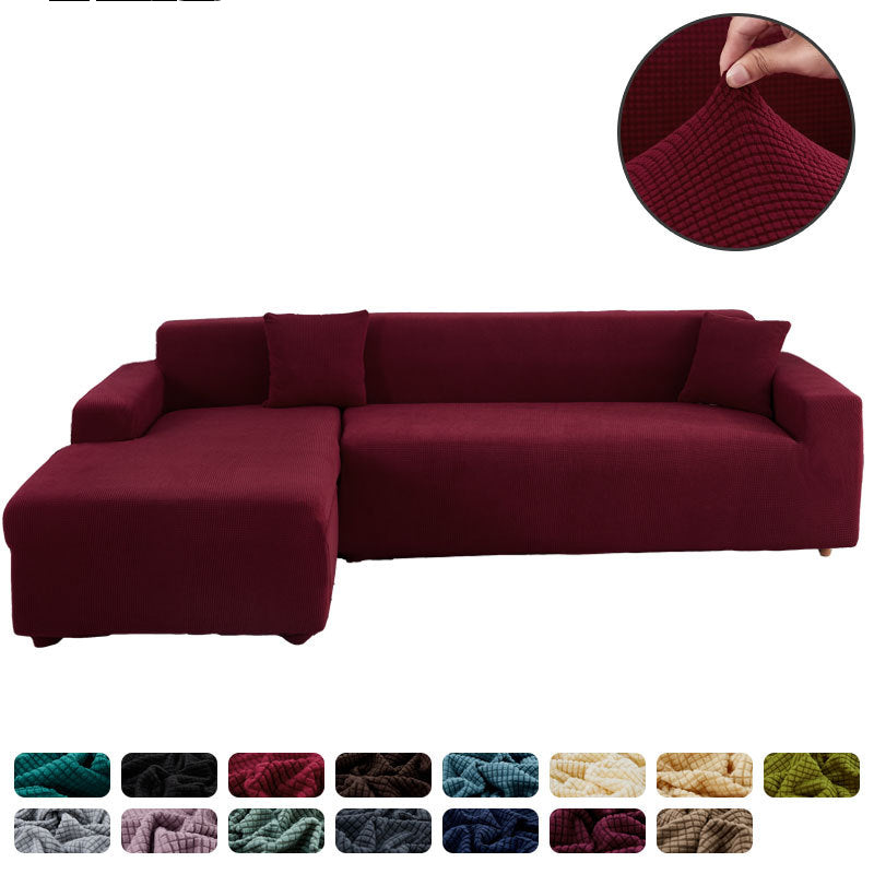 Elastischer Schonbezug für modulare Sofas