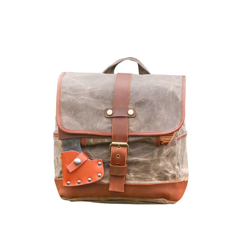 Retro Canvas Rucksack 20L – Bild 1 | LuxeStyle