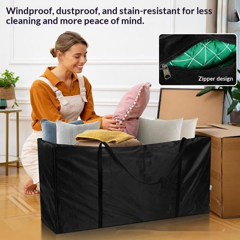 Schwarze Oxford-Holzboden-Box für Weihnachtsbaum – Bild 4 | LuxeStyle
