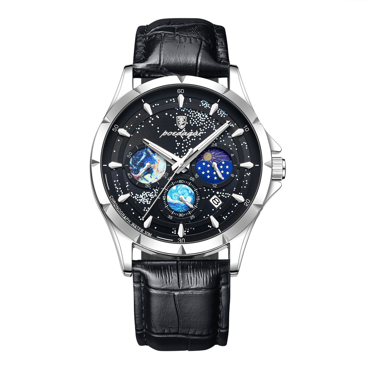 Quarz-Herrenuhr mit Stahlarmband – Bild 2 | LuxeStyle