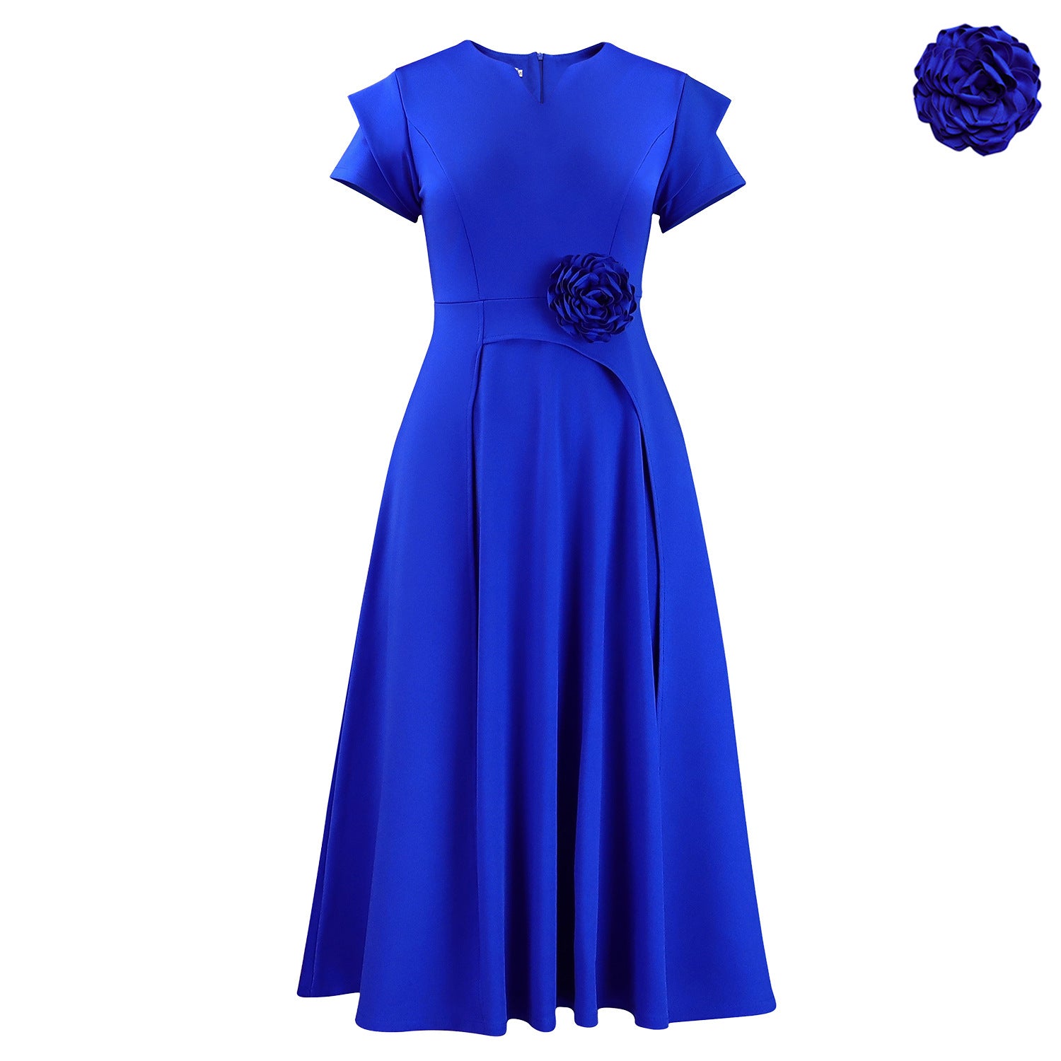 Elegantes Sommerkleid mit Blumenmuster