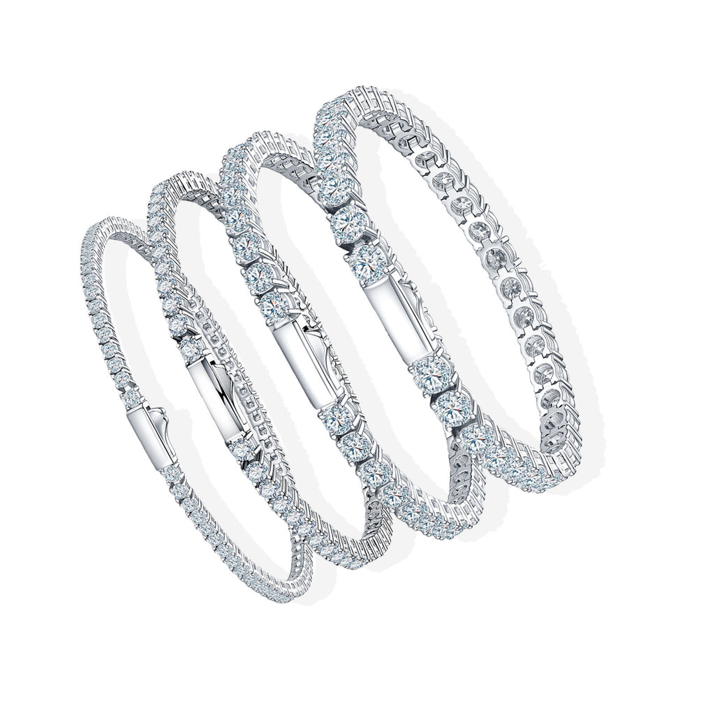 Mozanit Tennisarmband