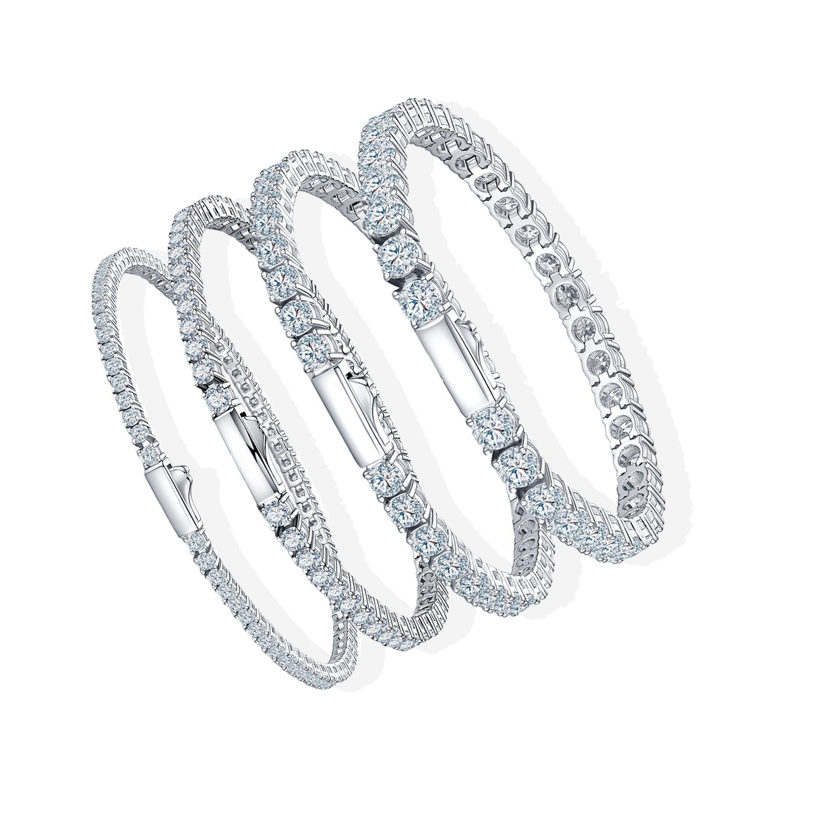 Mozanit Tennisarmband