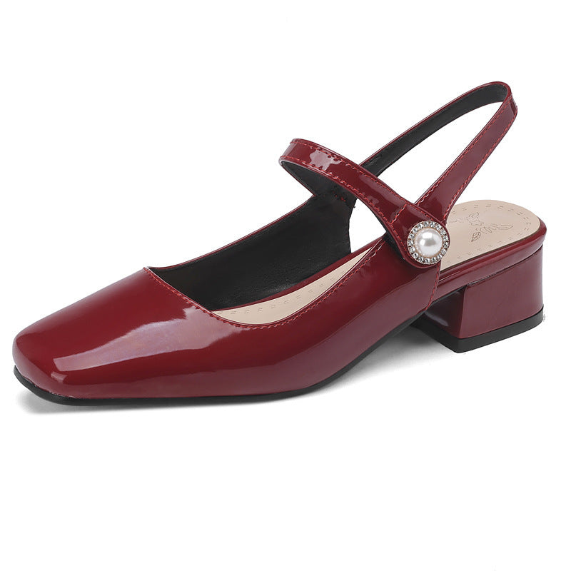 Baotou Riemchensandalen mit eckiger Spitze – Bild 7 | LuxeStyle