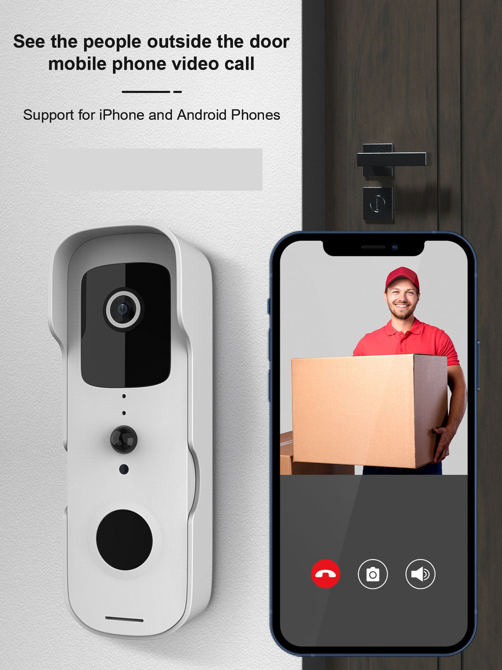 Smarte WLAN-Video-Türklingel | LuxeStyle
