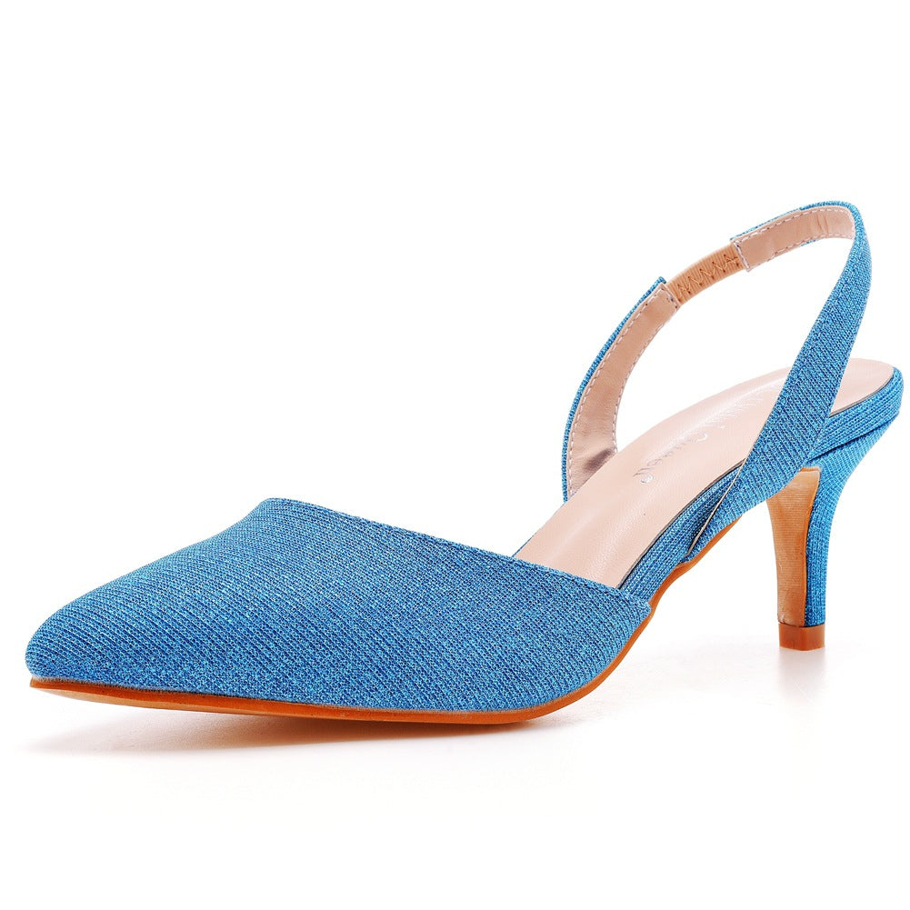 Farbwechselnde Slingback-Sandalen mit spitzer Zehe – Bild 3 | LuxeStyle