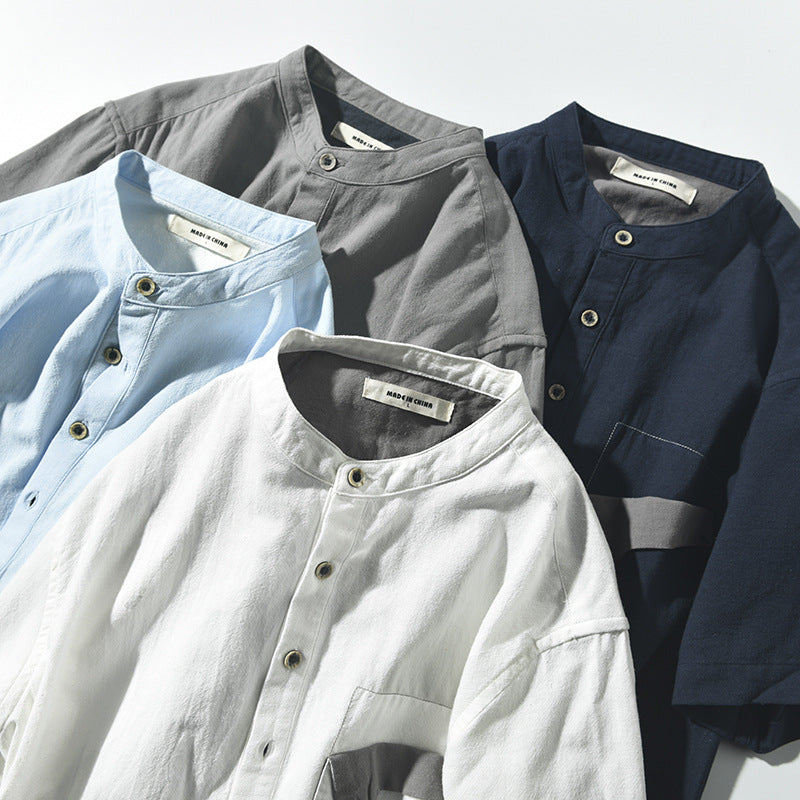 Leinen Pullover-Shirt für Herren – Bild 4 | LuxeStyle