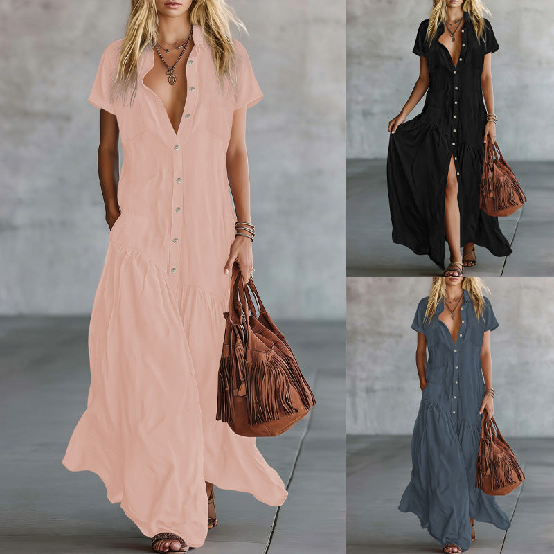 Elegantes Kleid mit Rüschen