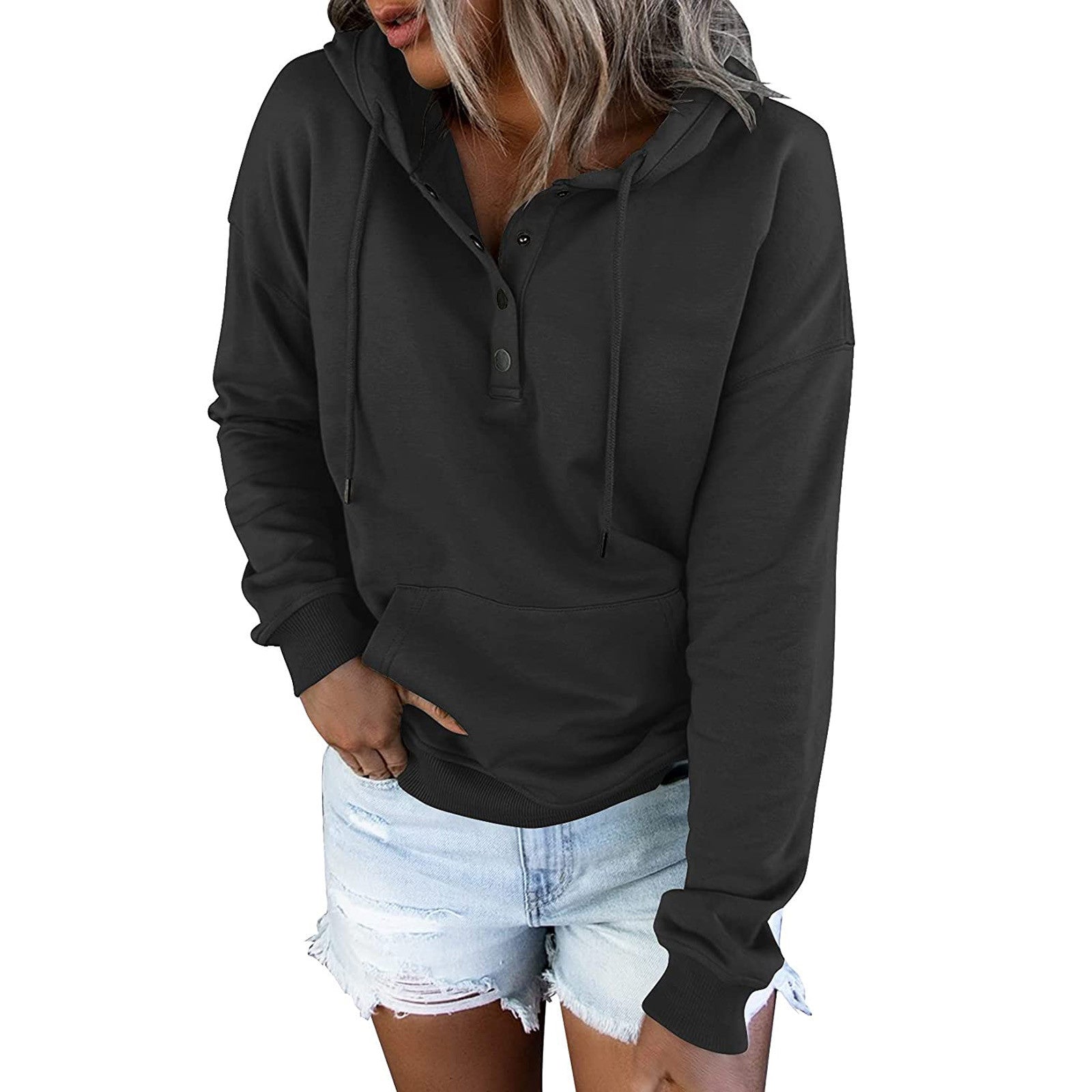 Lockere Damen-Hoodie