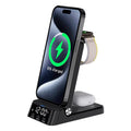 3-in-1 Ladestation mit Uhr & Wireless Charging