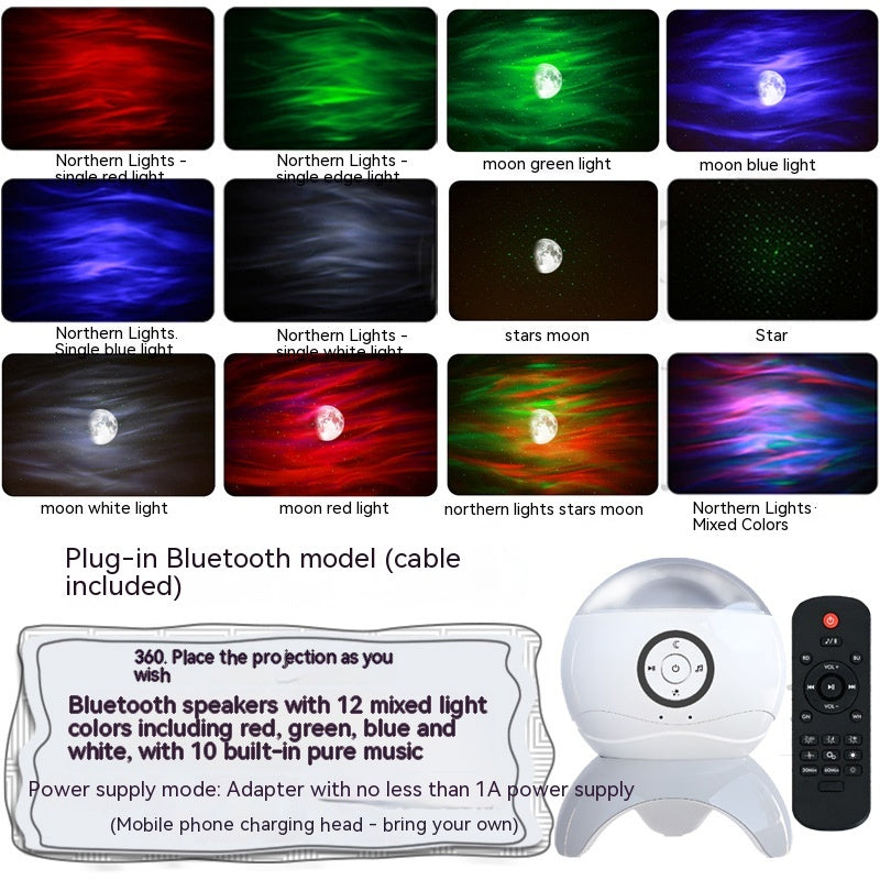 Sternenhimmel Projektor mit Bluetooth für Kinder