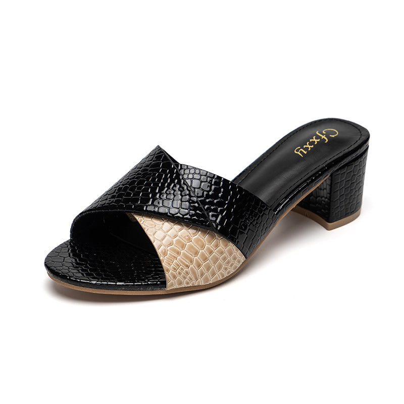 Hohe Sandalen mit 6-8 cm Absatz – Bild 6 | LuxeStyle