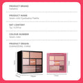 7-farbige Multifunktions-Eyeshadowpalette, Erde-Töne, Matt & Glitzer,