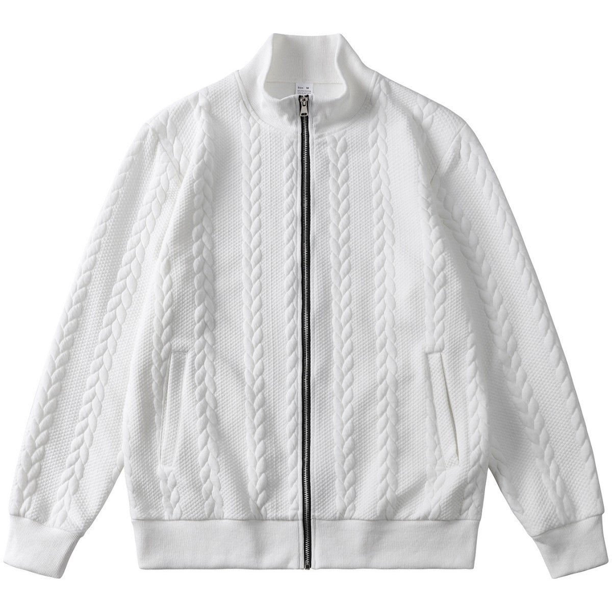 Herren-Jacke Jacquard Steckkragen Trendig