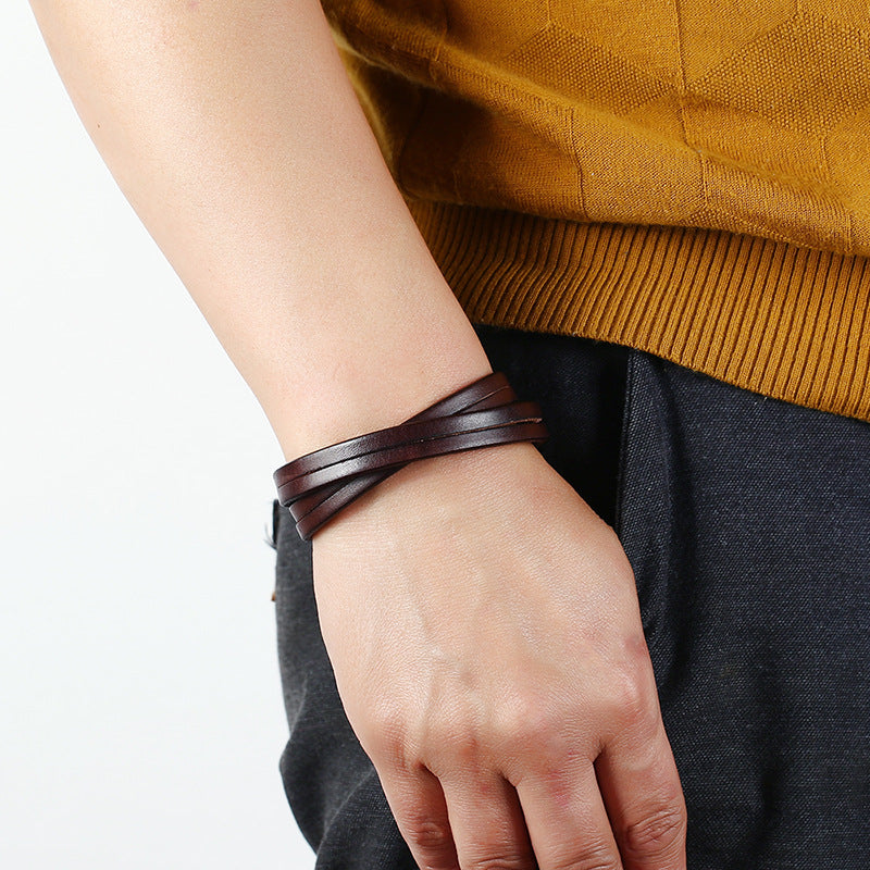 Retro Lederarmband für Männer – Bild 6 | LuxeStyle