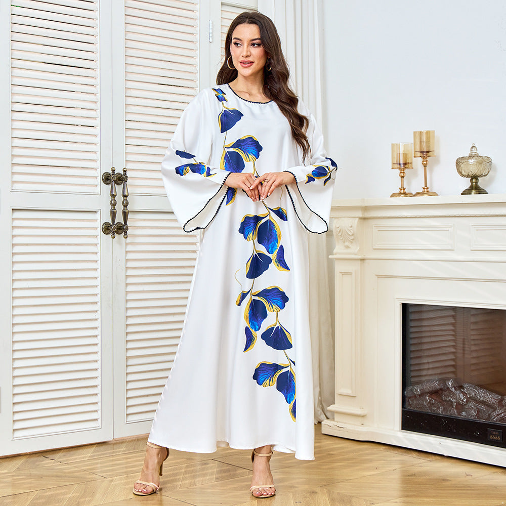 Damen Maxikleid mit Blumenprint – Bild 4 | LuxeStyle