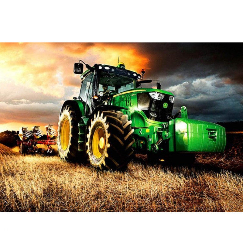 Diamond Painting: Landwirtschaftlicher Traktor