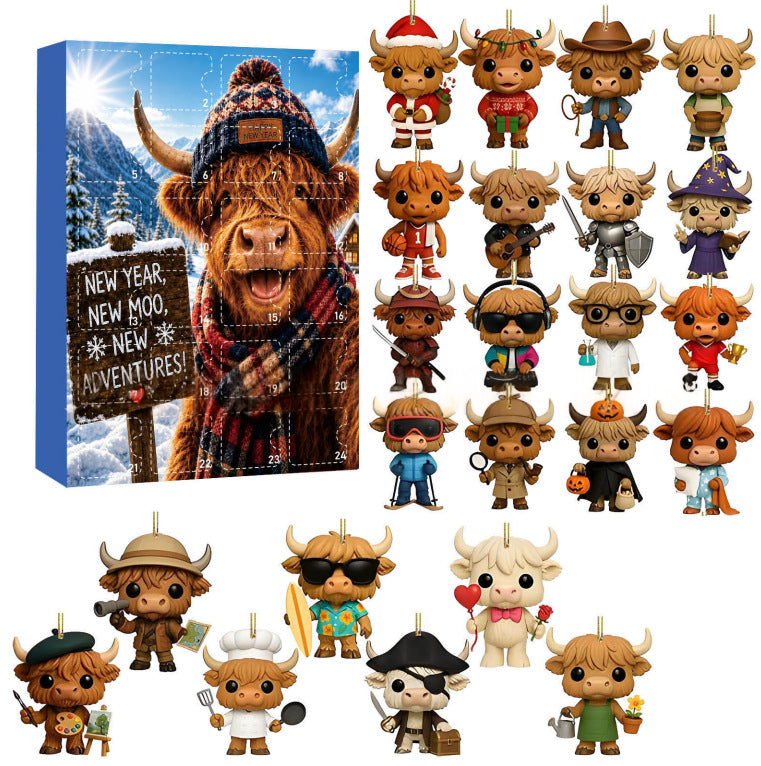 3D Highland Cow Adventskalender – Bild 18 | LuxeStyle