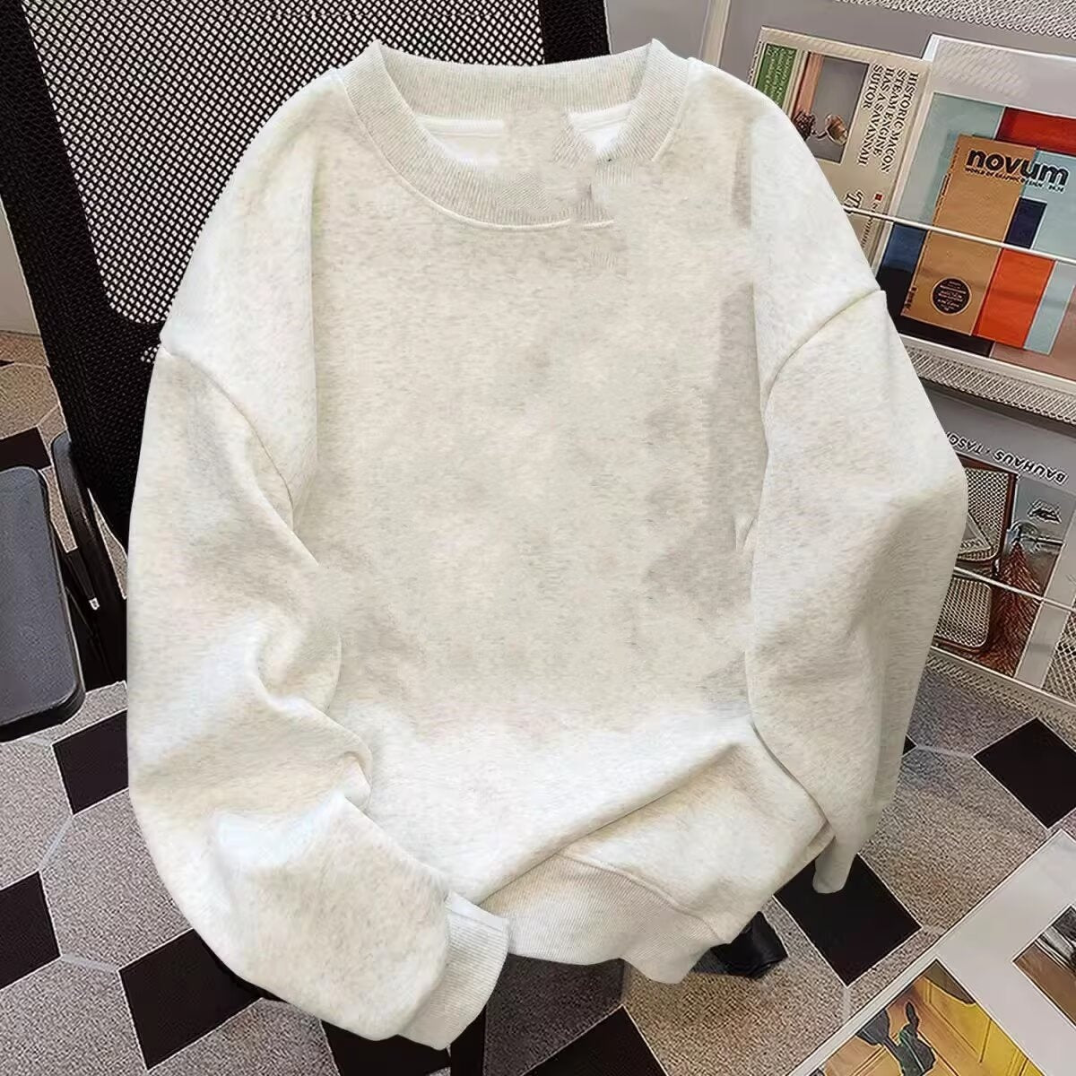 Warmes Herren Sweatshirt mit Rundhals
