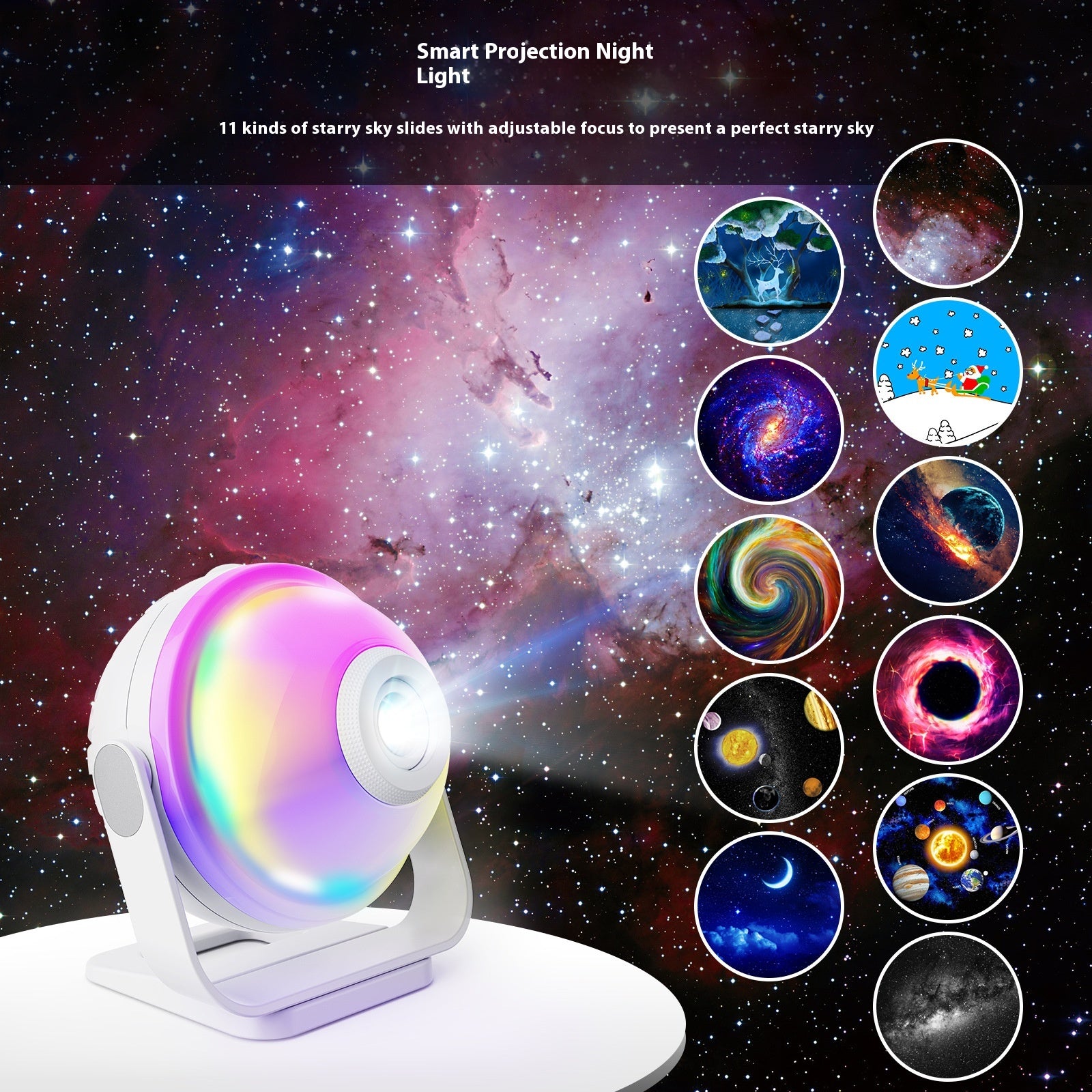 Sternenhimmel-Projektor «Galaxy» · LED-Nachtlicht
