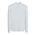 Strukturierter Mock-Neck Pullover für Herren