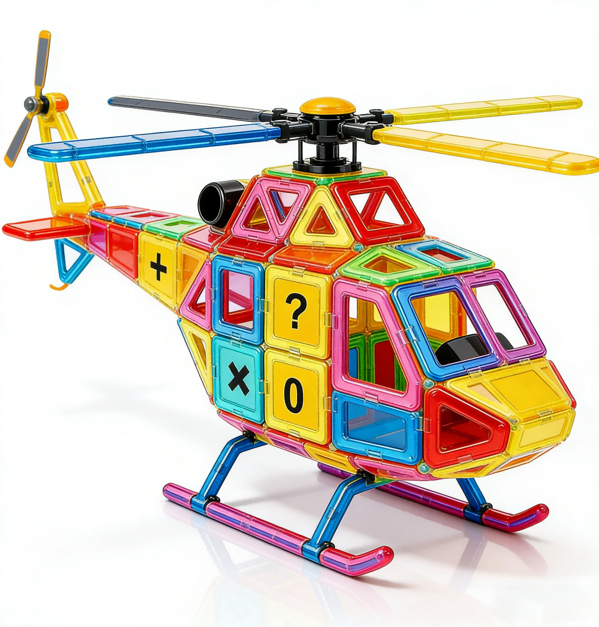 110-teiliges Magnet-Bausteine-Set für Kinder